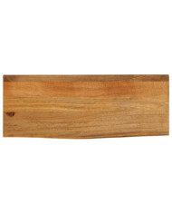 Dessus de table à bord vivant 80x20x2,5 cm bois massif manguier | Mobilier & Déco