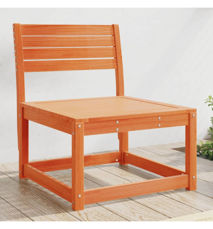 Canapé de jardin cire marron bois de pin massif | Mobilier & Déco