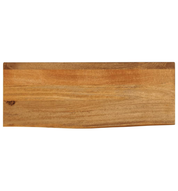 Dessus de table à bord vivant 90x20x3,8 cm bois massif manguier | Mobilier & Déco