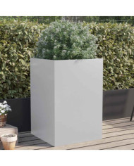 Jardinière argenté 52x48x75 cm acier galvanisé | Mobilier & Déco