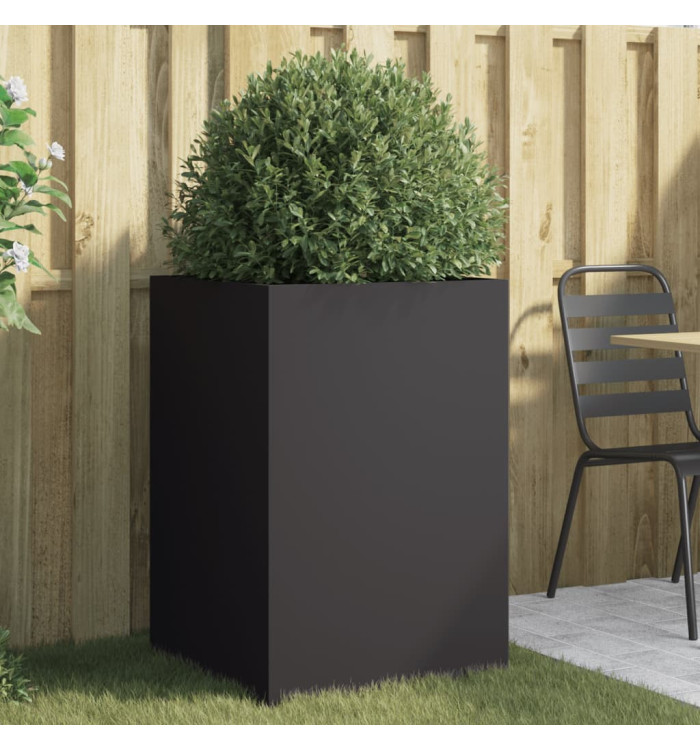 Jardinière noir 52x48x75 cm acier | Mobilier & Déco