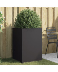 Jardinière noir 52x48x75 cm acier | Mobilier & Déco