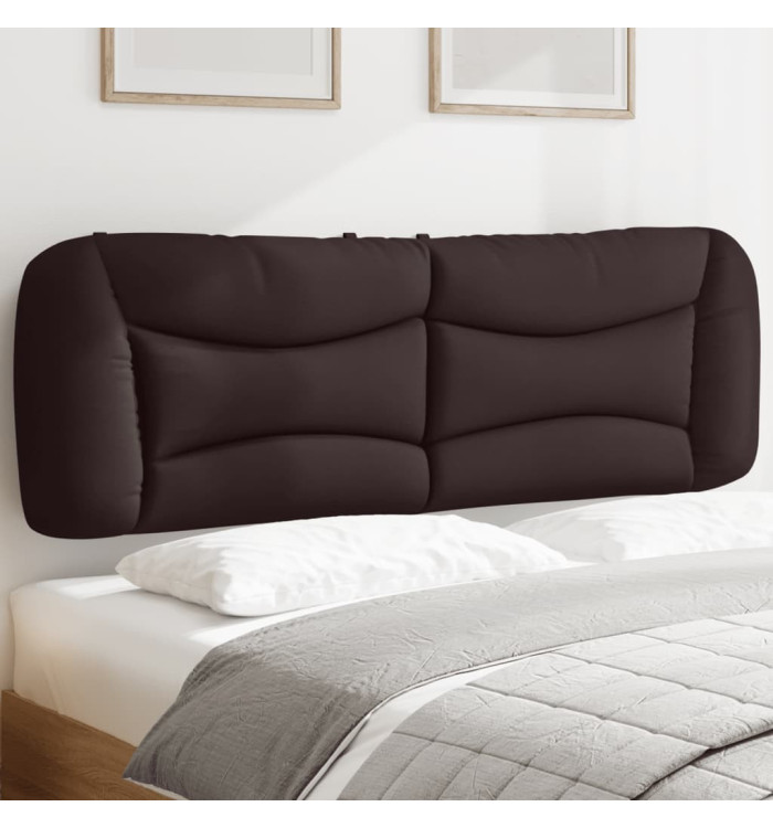 Coussin de tête de lit marron foncé 160 cm tissu | Mobilier & Déco