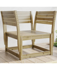 Chaise de jardin bois de pin imprégné | Mobilier & Déco