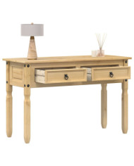 Table console Corona 115x46x73 cm bois de pin massif | Mobilier & Déco