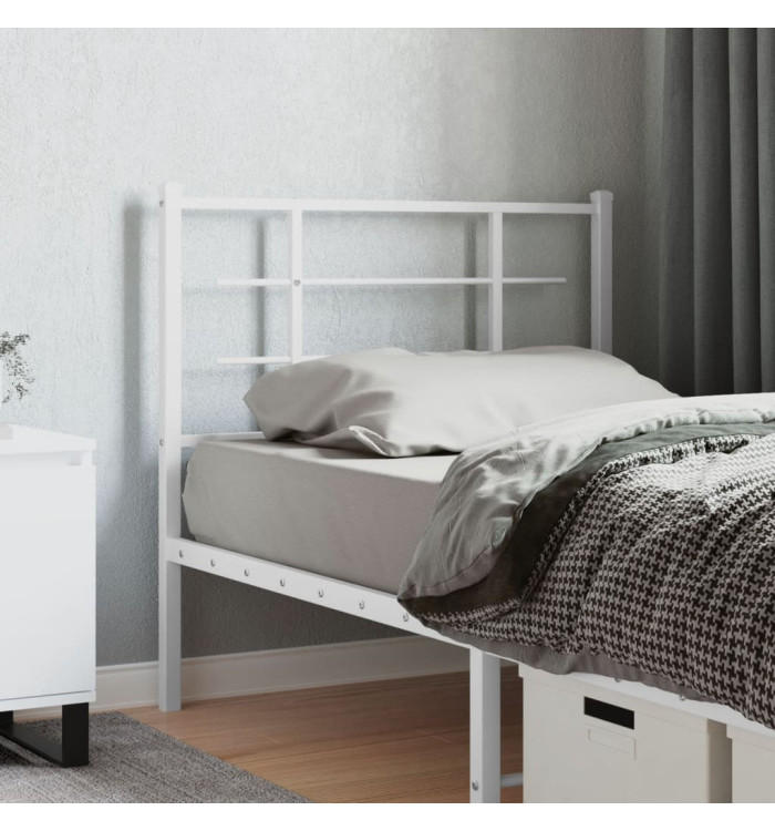 Tête de lit métal blanc 100 cm | Mobilier & Déco