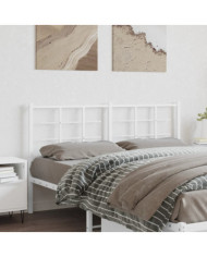 Tête de lit métal blanc 160 cm | Mobilier & Déco