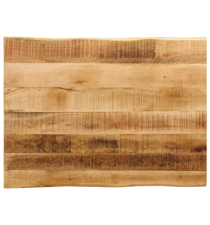 Dessus de table bord vivant 70x60x2,5 cm bois de manguier brut | Mobilier & Déco