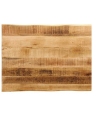 Dessus de table bord vivant 70x60x2,5 cm bois de manguier brut | Mobilier & Déco