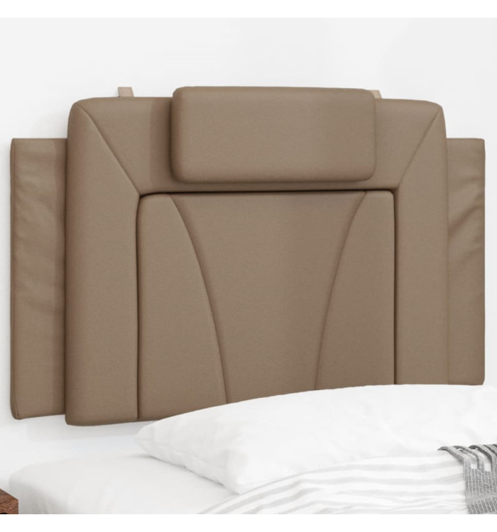 Coussin de tête de lit cappuccino 90 cm similicuir | Mobilier & Déco