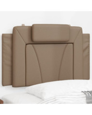 Coussin de tête de lit cappuccino 90 cm similicuir | Mobilier & Déco
