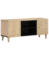 Meuble TV 105x33x46 cm Bois massif de manguier | Mobilier & Déco