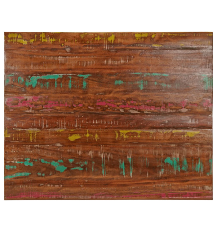 Dessus de table 100x80x3,8cm rectangulaire bois massif récupéré | Mobilier & Déco