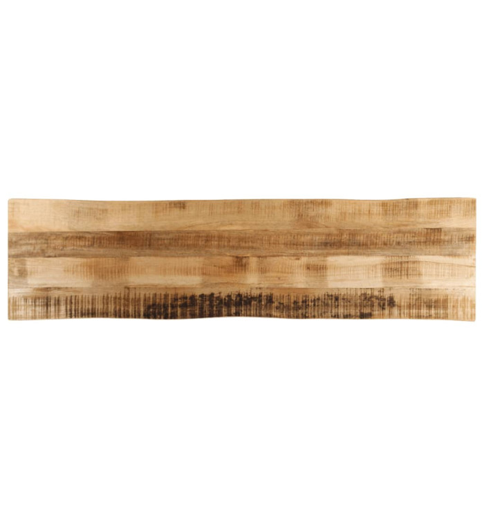 Dessus de table bord vivant 180x40x2,5 cm bois de manguier brut | Mobilier & Déco