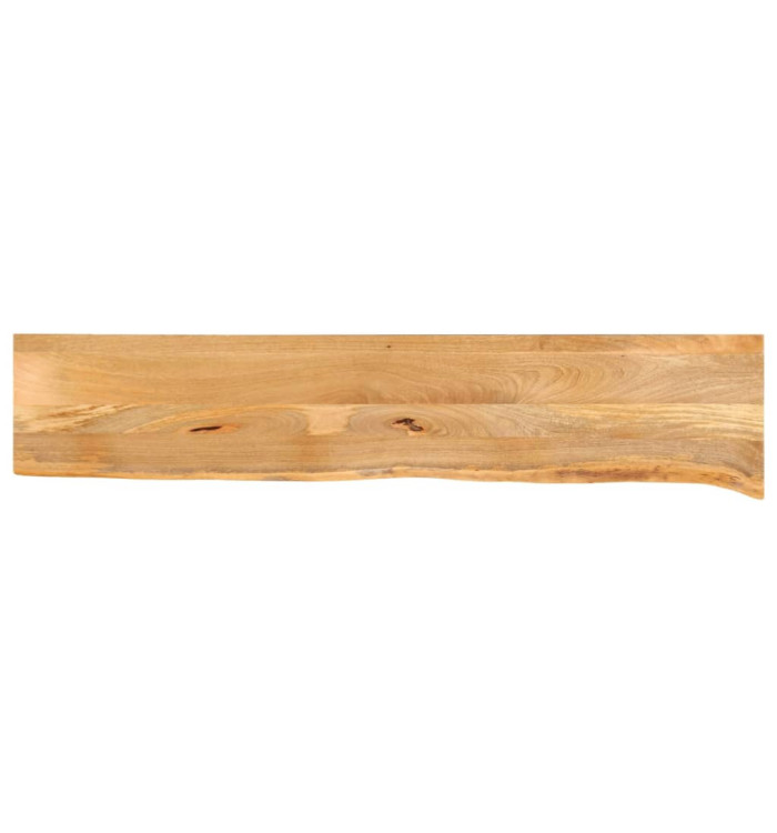 Dessus de table à bord vivant 160x20x3,8cm bois massif manguier | Mobilier & Déco