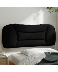 Coussin de tête de lit noir 100 cm tissu | Mobilier & Déco