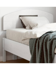 Tête de lit blanc 75 cm bois massif de pin | Mobilier & Déco