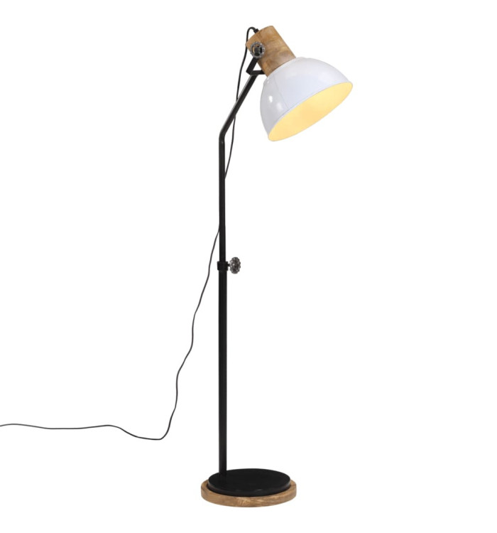 Lampadaire 25 W blanc 30x30x100-150 cm E27 | Mobilier & Déco
