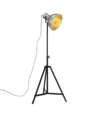 Lampadaire 25 W argent vintage 61x61x90/150 cm E27 | Mobilier & Déco