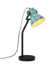 Lampe de bureau 25 W bleu délavé 17x17x60 cm E27 | Mobilier & Déco