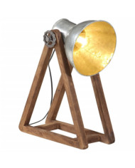 Lampe de bureau 25 W argent vintage 30x17x40 cm E27 | Mobilier & Déco