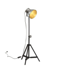 Lampe de bureau 25 W argent vintage 35x35x65/95 cm E27 | Mobilier & Déco