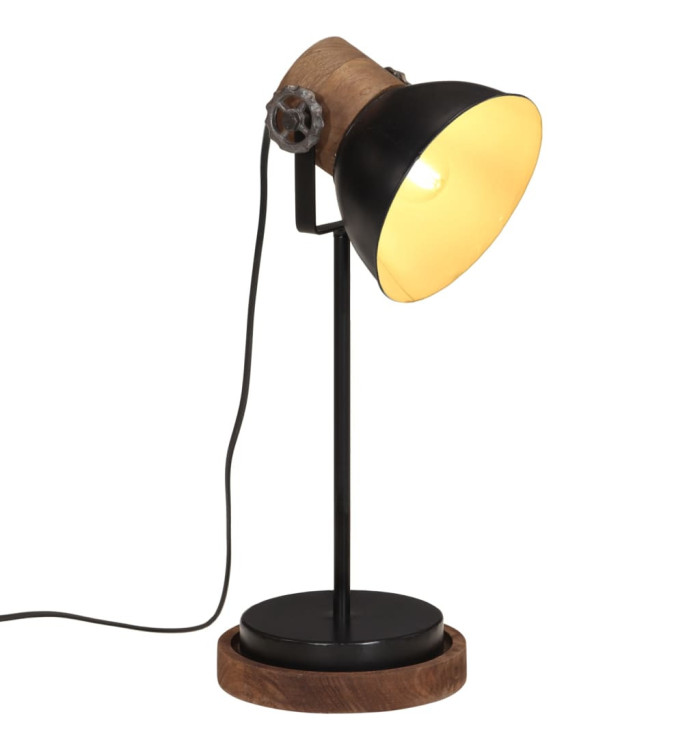 Lampe de bureau 25 W noir 17x17x50 cm E27 | Mobilier & Déco