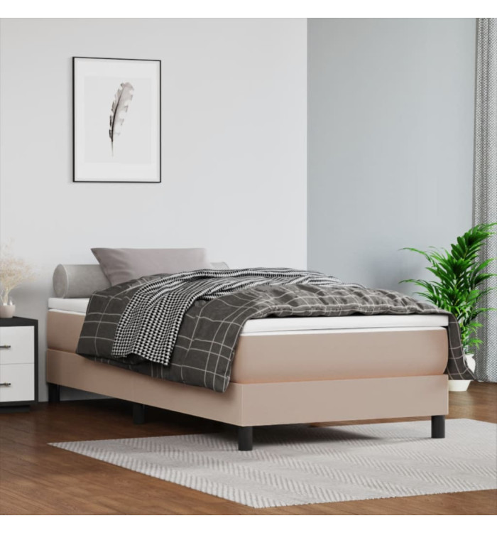 Matelas de lit à ressorts ensachés cappuccino 120x190x20 cm | Mobilier & Déco