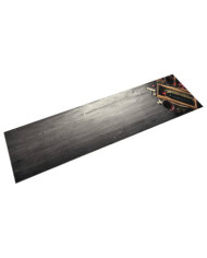 Tapis de cuisine lavable bouteille de vin 60x300 cm velours | Mobilier & Déco