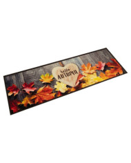 Tapis de cuisine lavable impression d'automne 60x180 cm velours | Mobilier & Déco
