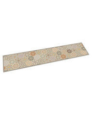 Tapis de cuisine lavable impression pastel hexagonale 60x300 cm | Mobilier & Déco