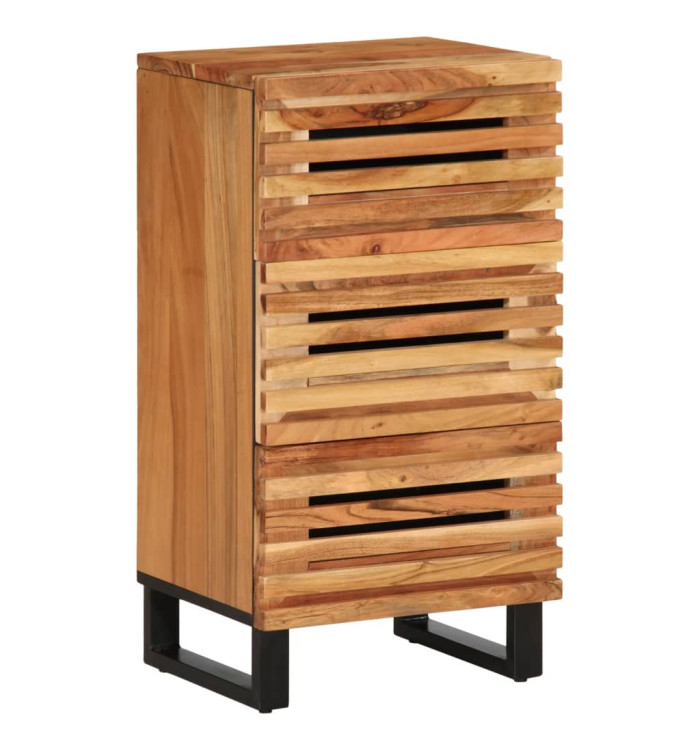 Buffet 40x34x75 cm bois d'acacia massif | Mobilier & Déco