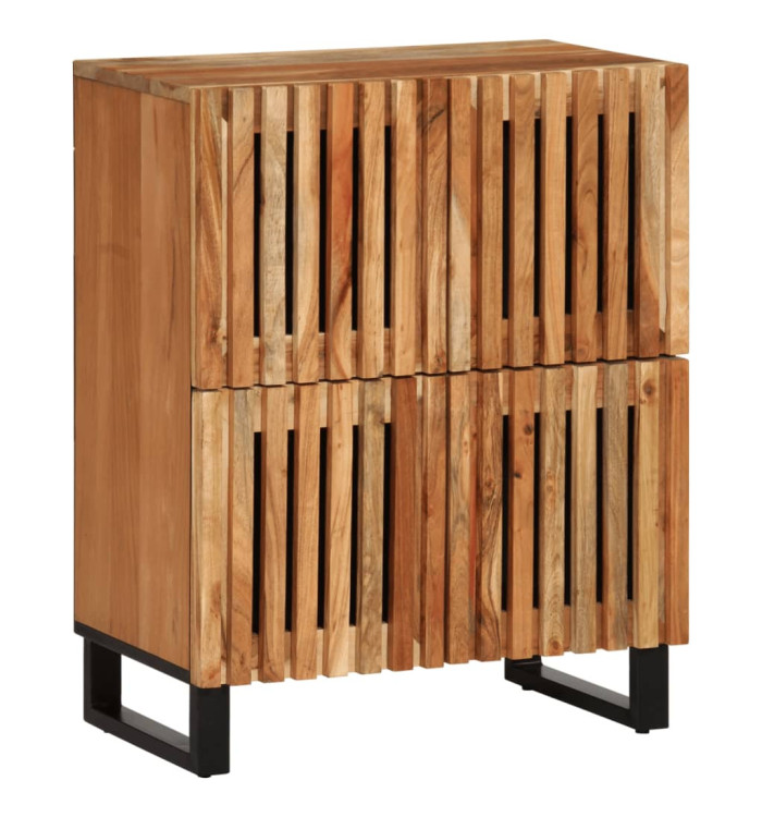 Buffet 60x34x75 cm bois d'acacia massif | Mobilier & Déco