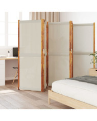 Cloison de séparation 5 panneaux gris clair 350x180 cm | Mobilier & Déco