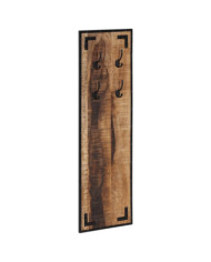 Porte-manteau 35x8x110 cm bois de manguier massif brut | Mobilier & Déco