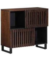 Buffet marron 80x34x75 cm bois massif de manguier | Mobilier & Déco