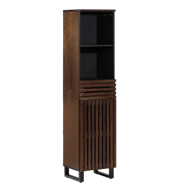 Buffet marron 38x34x160 cm bois massif de manguier | Mobilier & Déco