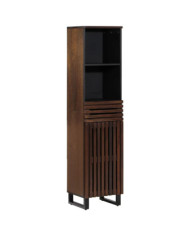 Buffet marron 38x34x160 cm bois massif de manguier | Mobilier & Déco