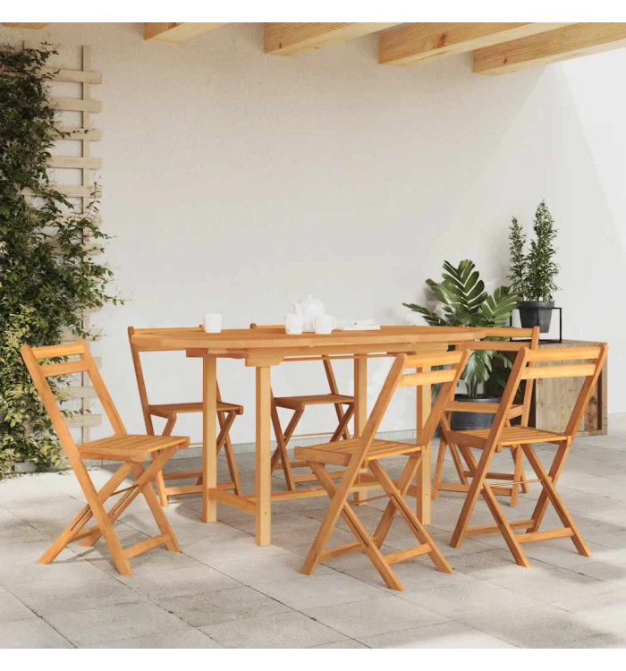Table extensible de jardin 110-160x80x75 cm bois de teck solide | Mobilier & Déco