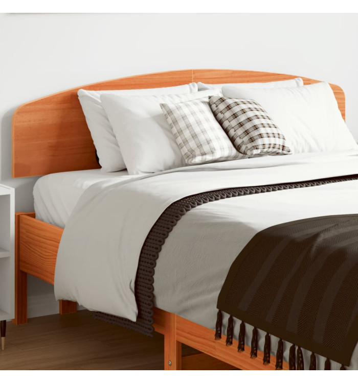 Tête de lit cire marron 135 cm bois massif de pin | Mobilier & Déco