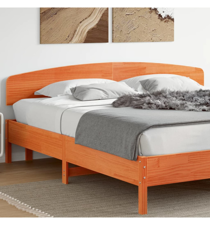 Tête de lit cire marron 180 cm bois massif de pin | Mobilier & Déco