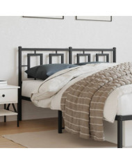Tête de lit métal noir 140 cm | Mobilier & Déco