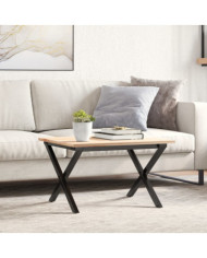 Pieds de table basse cadre en X 60x50x38 cm acier | Mobilier & Déco