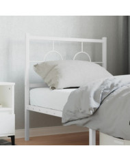Tête de lit métal blanc 75 cm | Mobilier & Déco