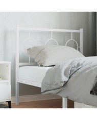 Tête de lit métal blanc 90 cm | Mobilier & Déco