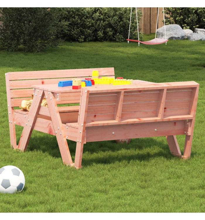 Table de pique-nique pour enfants bois massif de douglas | Mobilier & Déco