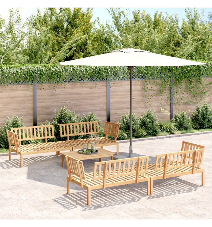 Salon palette de jardin 5 pcs bois d'acacia massif | Mobilier & Déco