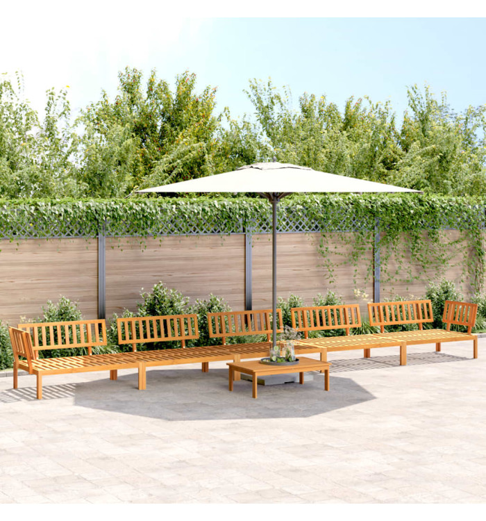 Salon palette de jardin 6 pcs bois d'acacia massif | Mobilier & Déco
