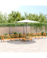 Salon palette de jardin 6 pcs bois d'acacia massif | Mobilier & Déco