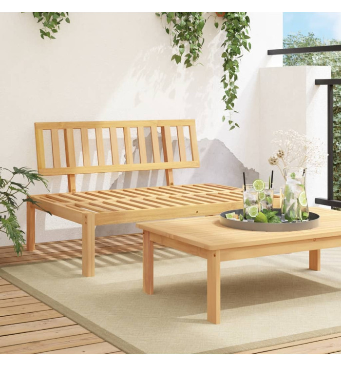 Canapé central palette de jardin bois massif d'acacia | Mobilier & Déco